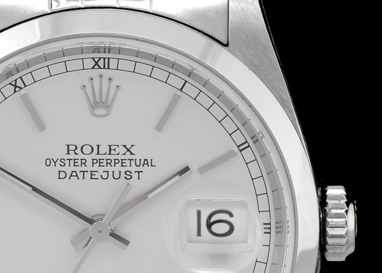 Rolex Datejust Steel 16200 Silver Index Dial Jubilee Automatic