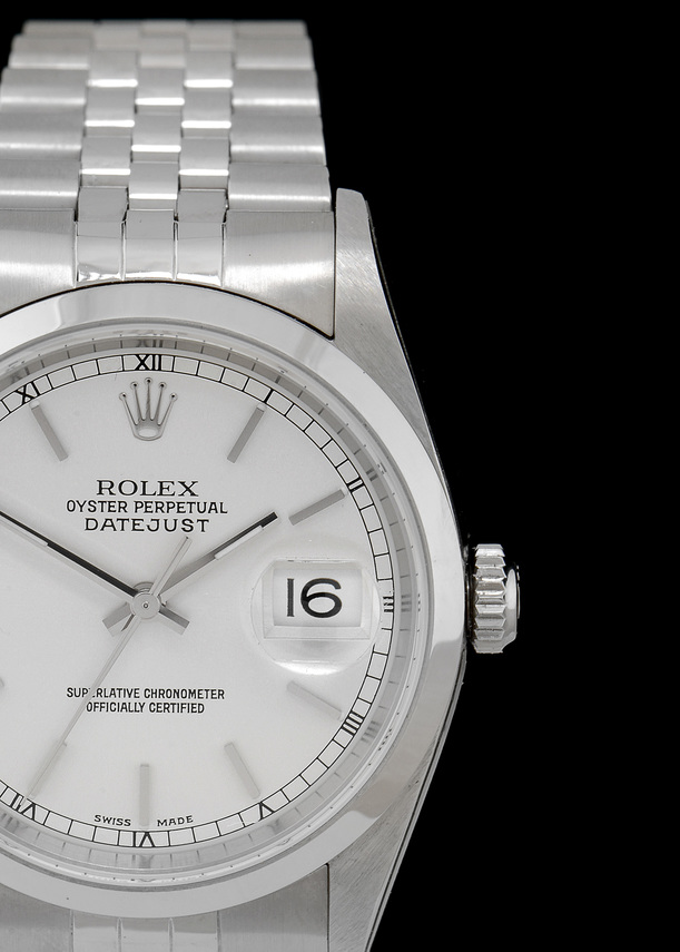 Rolex Datejust Steel 16200 Silver Index Dial Jubilee Automatic
