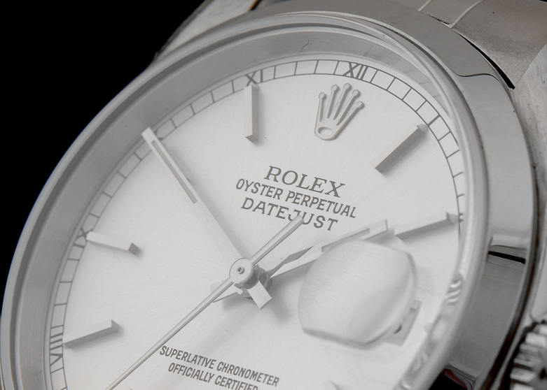 Rolex Datejust Steel 16200 Silver Index Dial Jubilee Automatic