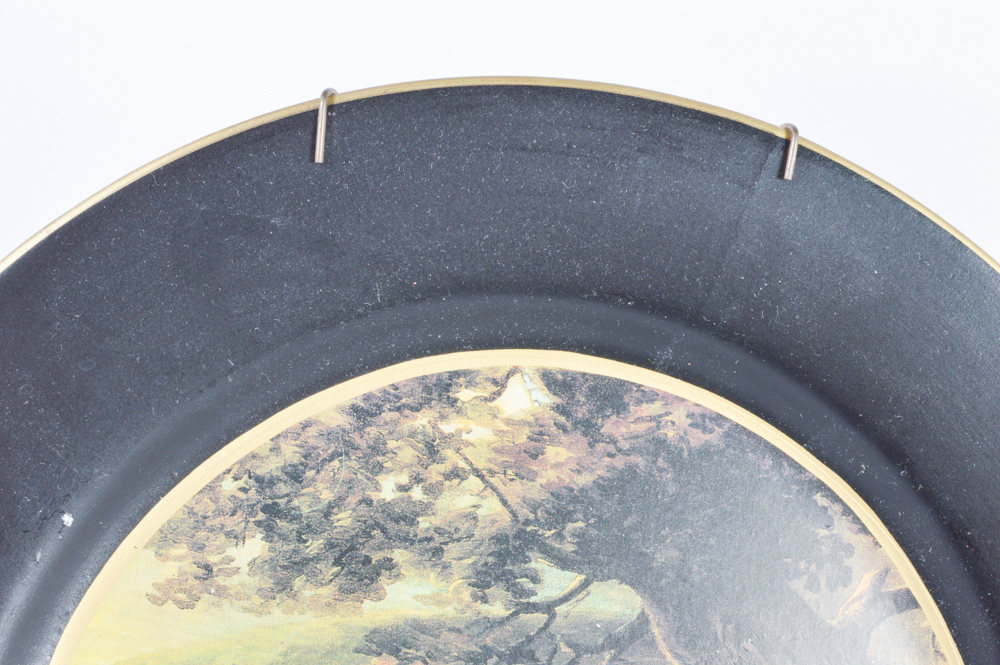 Pair of Plates with Cocker Spaniels