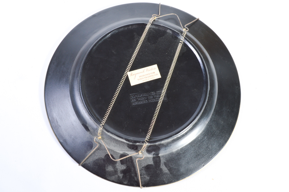 Pair of Plates with Cocker Spaniels