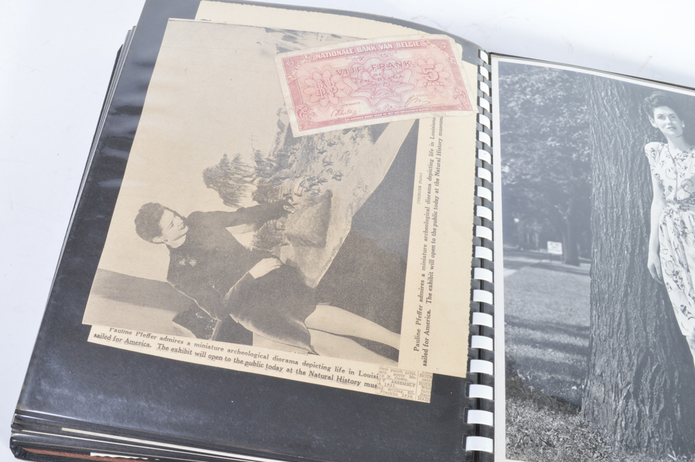 Scrapbook from a 1940s Model