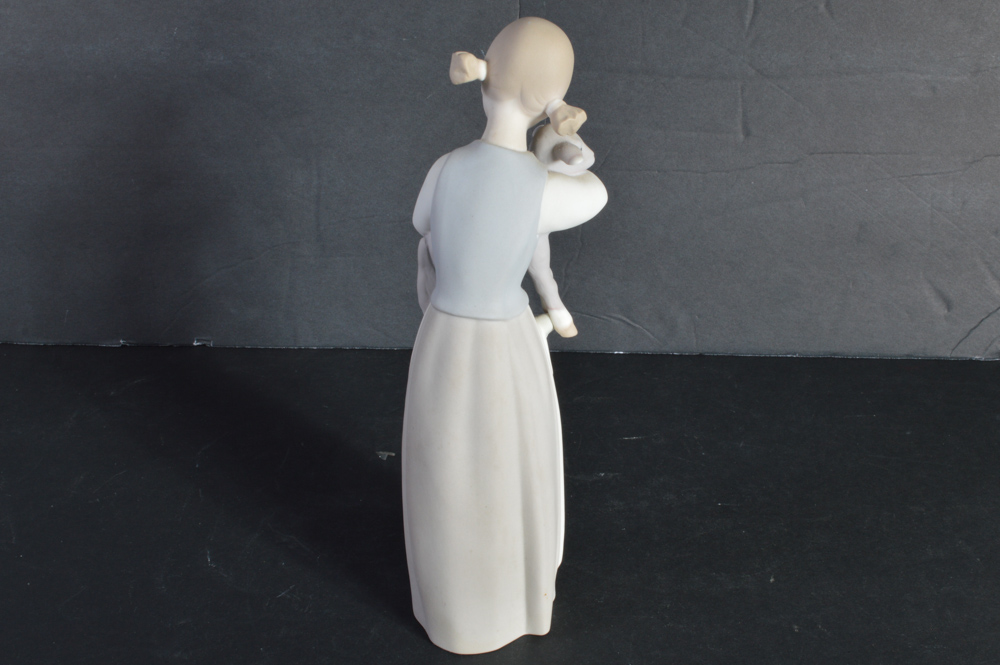 Lladro "Girl with Lamb" Figurine