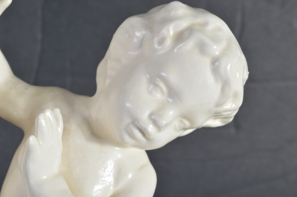 Pair of Holland Cherubic Candle Holders