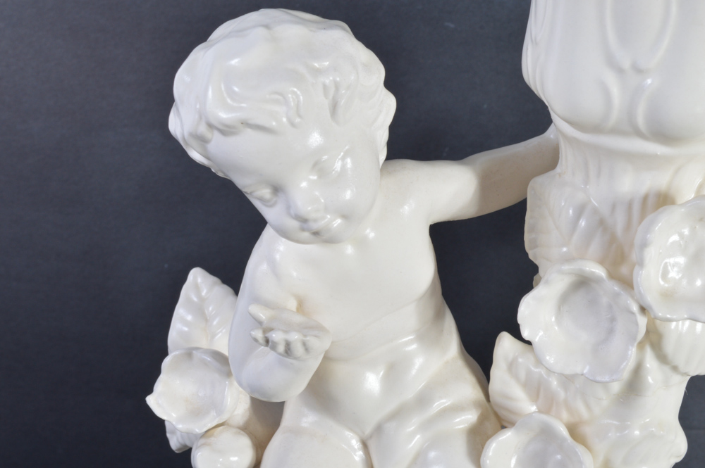 Pair of Holland Cherubic Candle Holders