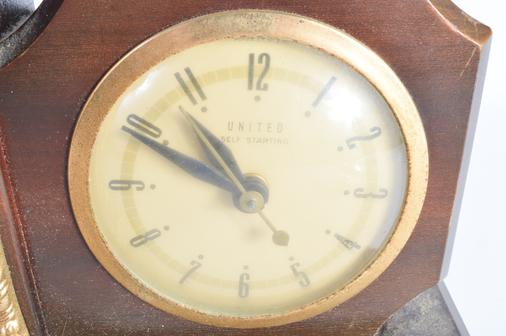 United Self-Starting Ballerina Clock