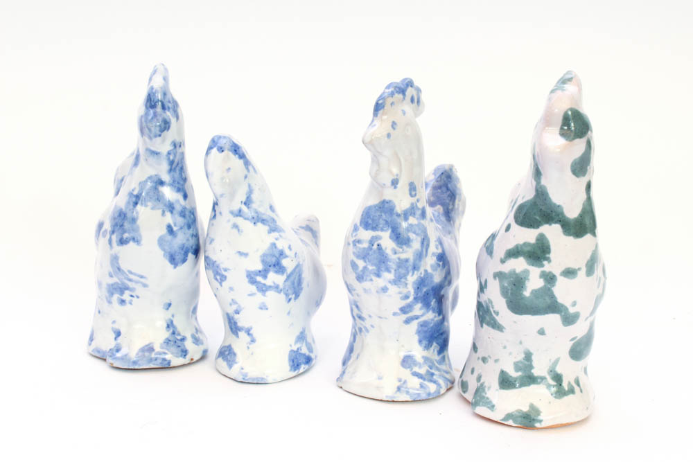 Collection of Bybee Pottery Animal Figurines