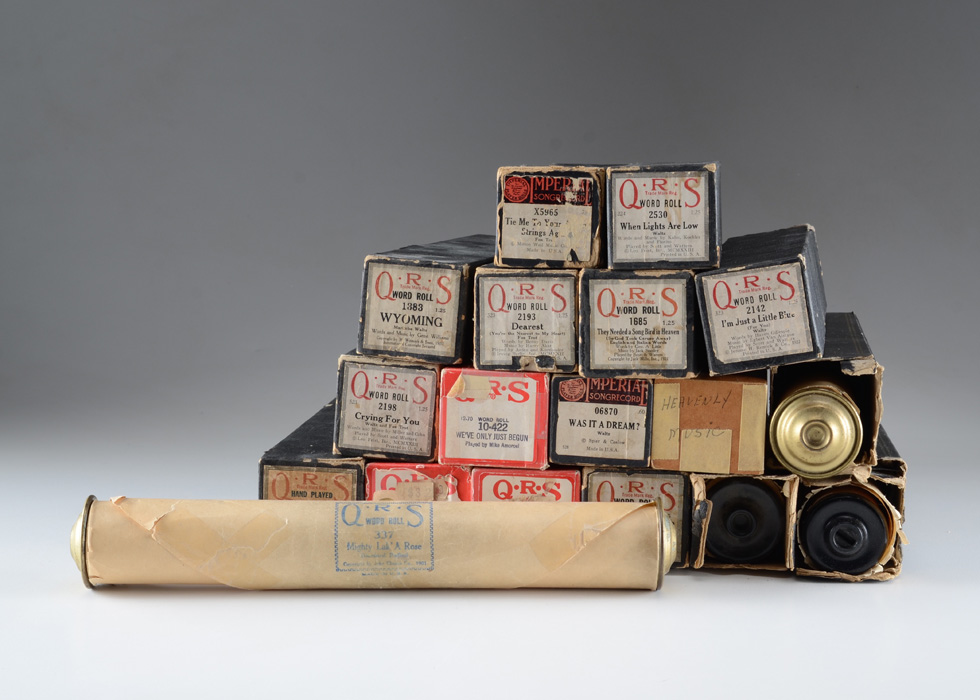 Collection of Antique Piano Rolls