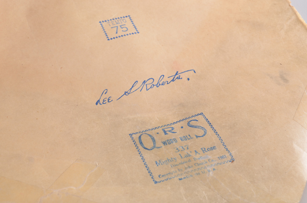 Collection of Antique Piano Rolls