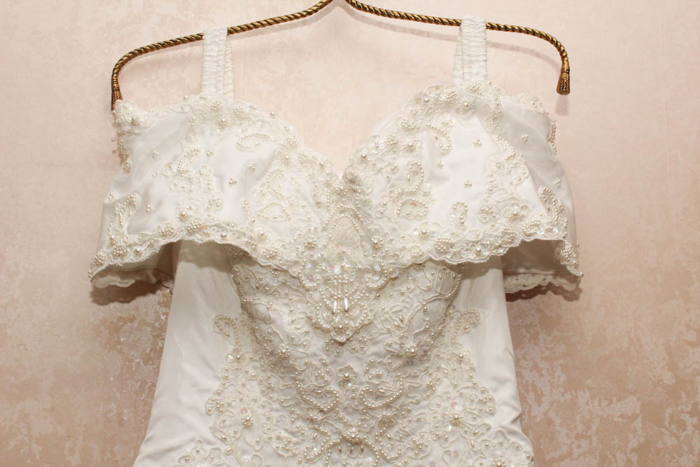 Vintage Mori Lee Wedding Gown