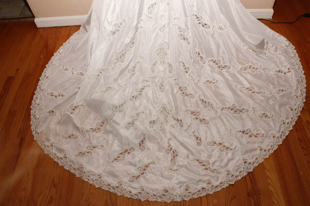 Vintage Mori Lee Wedding Gown