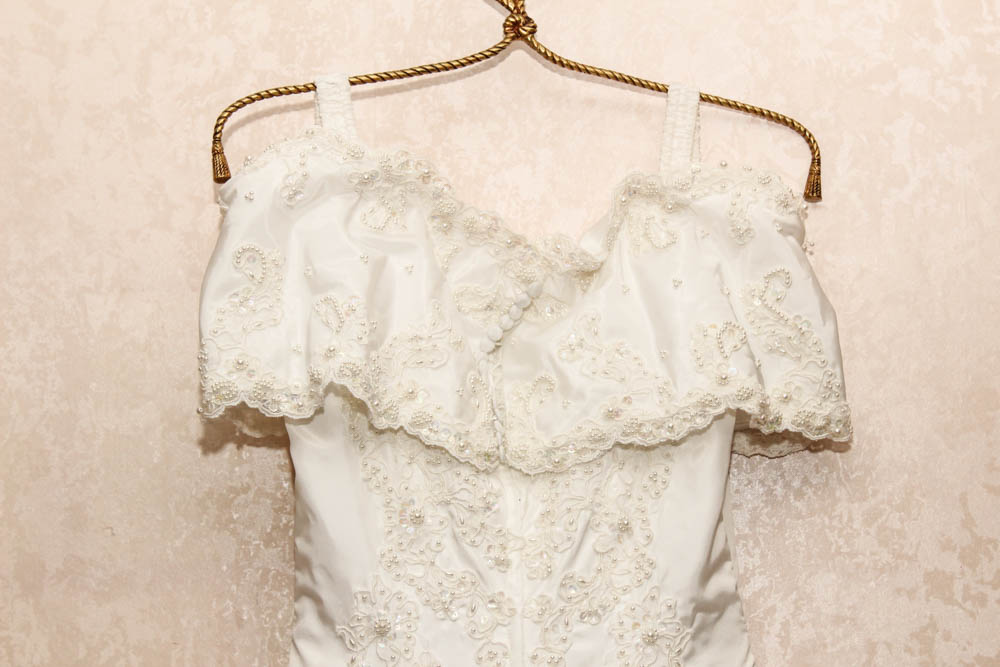 Vintage Mori Lee Wedding Gown