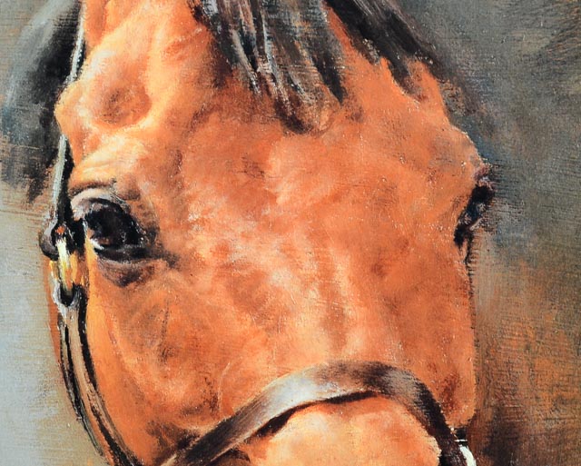 S. L. Crawford Print of Horse Portraits "We Three Kings"