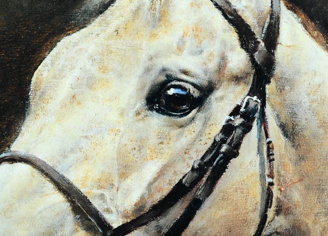 S. L. Crawford Print of Horse Portraits "We Three Kings"