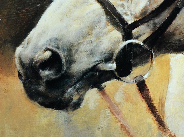 S. L. Crawford Print of Horse Portraits "We Three Kings"