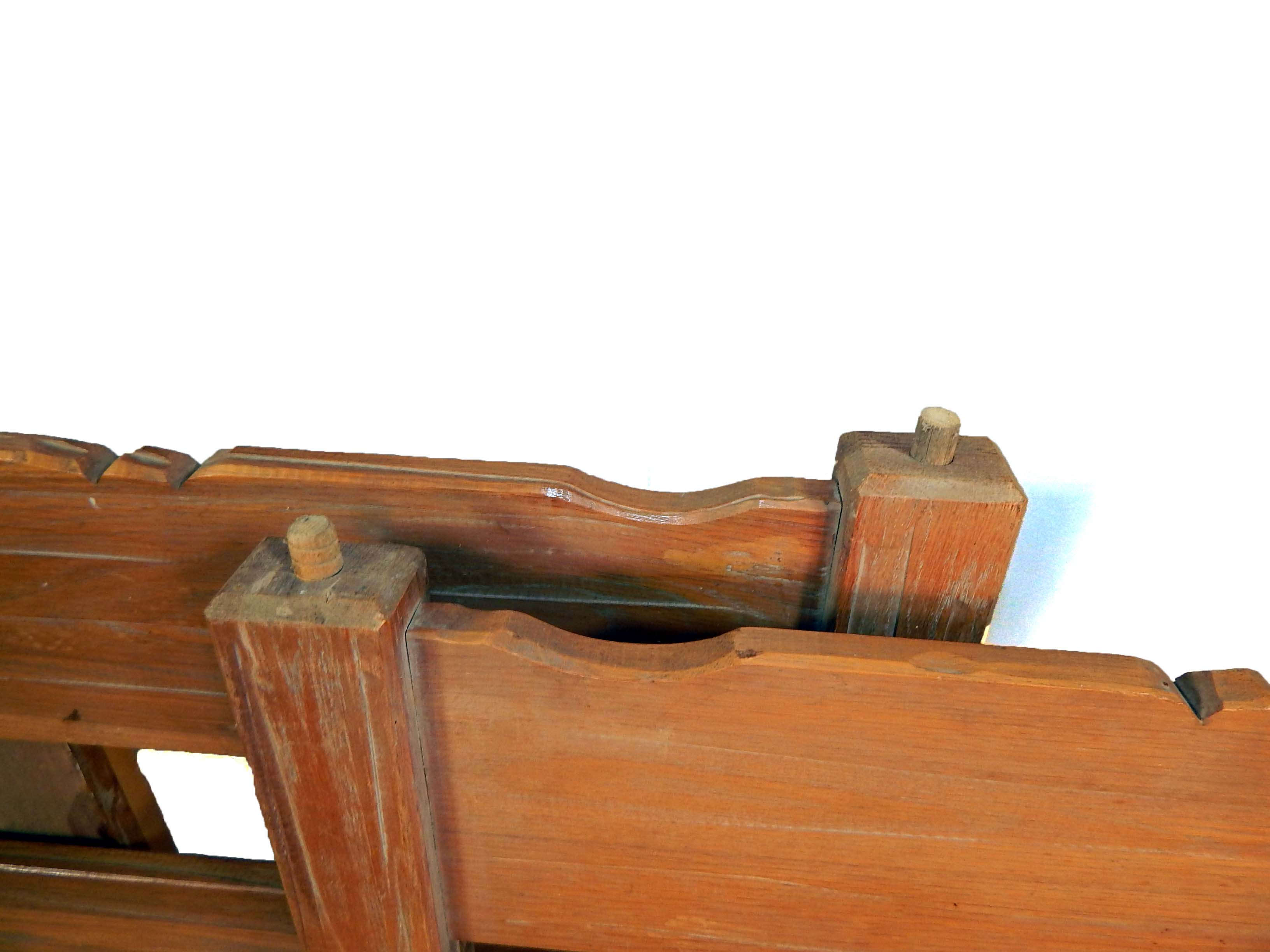 Vintage Ranch Oak Twin Bunk Beds