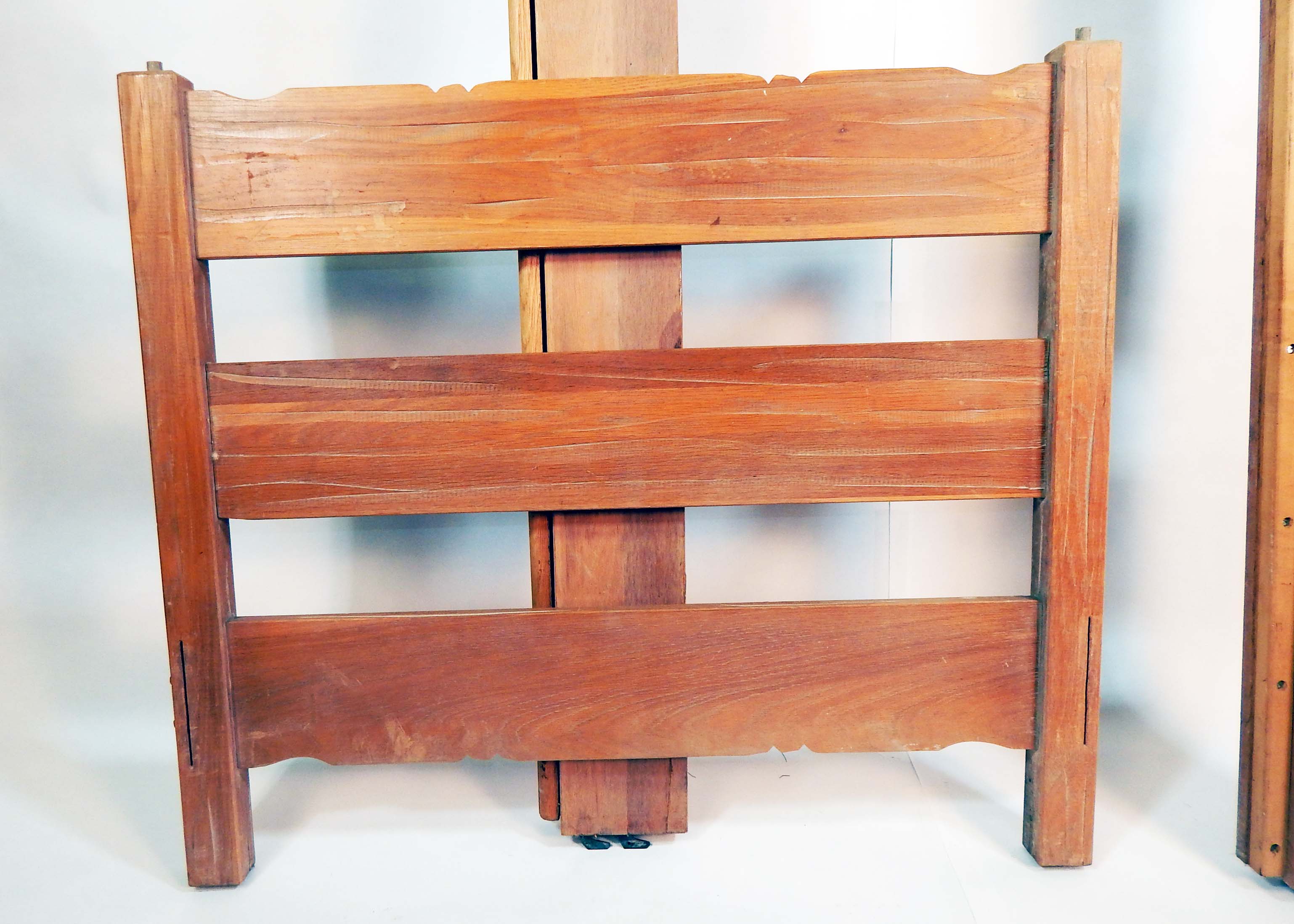 Vintage Ranch Oak Twin Bunk Beds