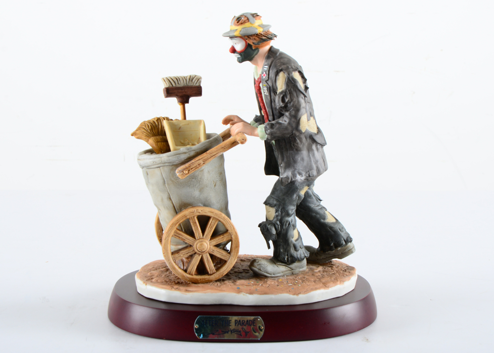 Collection of Emmett Kelly Jr. Clown Figurines