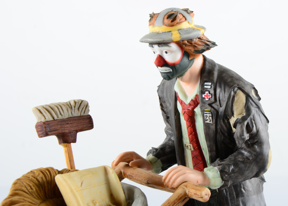 Collection of Emmett Kelly Jr. Clown Figurines