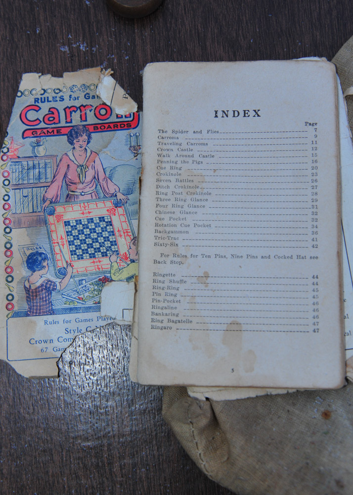 Vintage Carrom Game Board With Samsonite Card Table