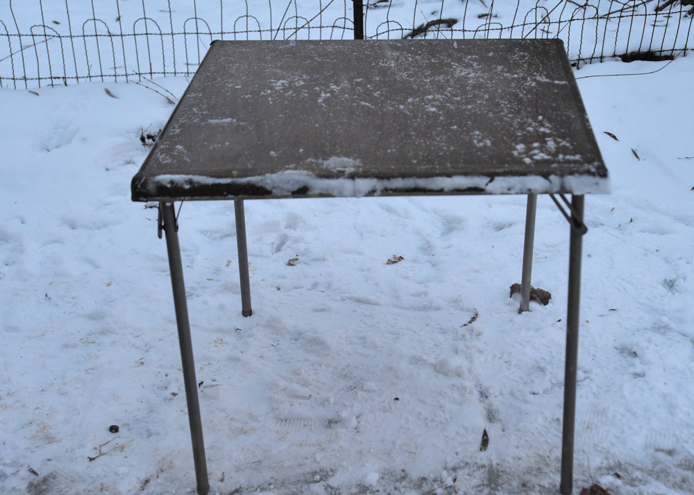 Vintage Carrom Game Board With Samsonite Card Table