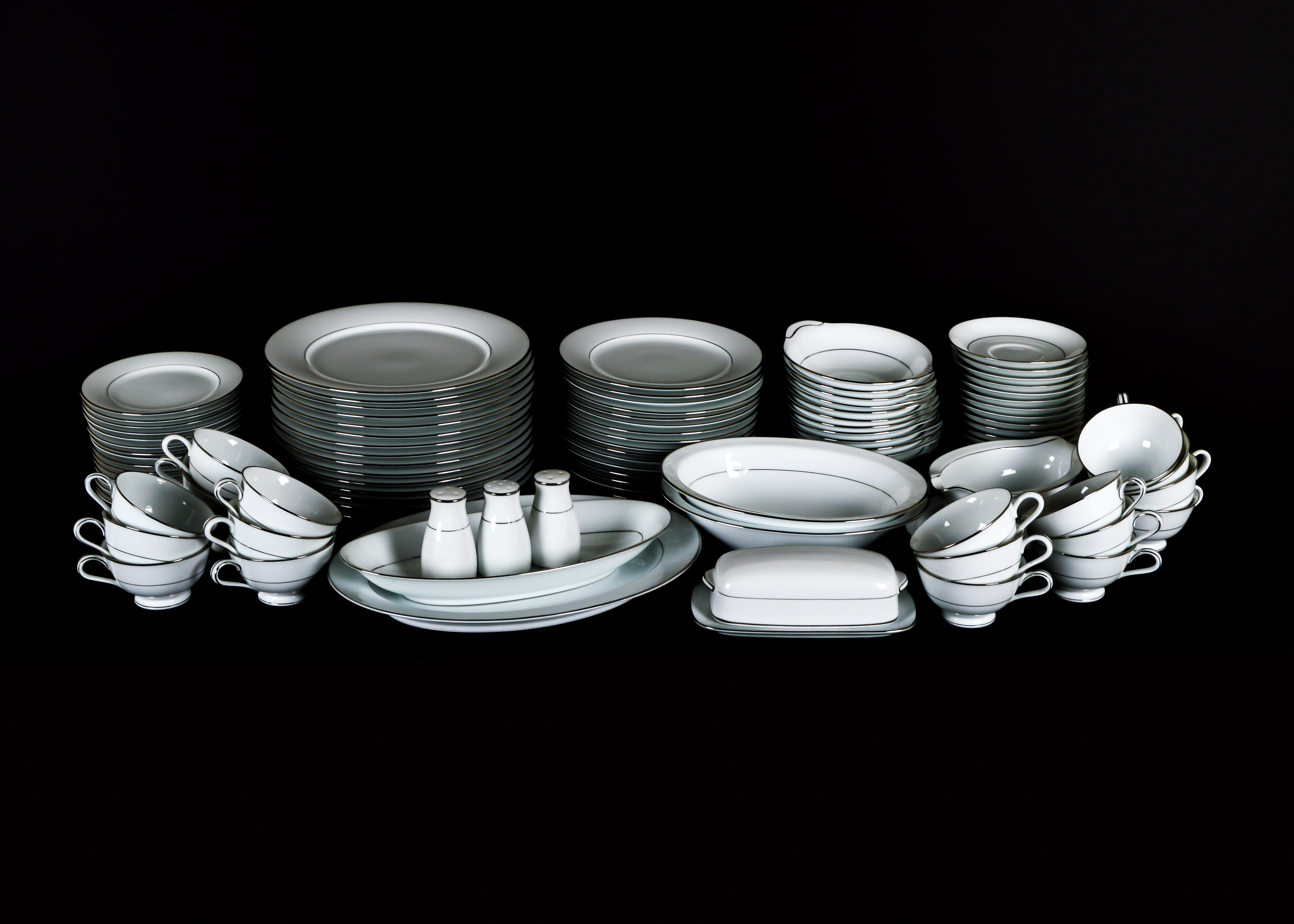 Noritake "Envoy" China Trimmed with Platinum