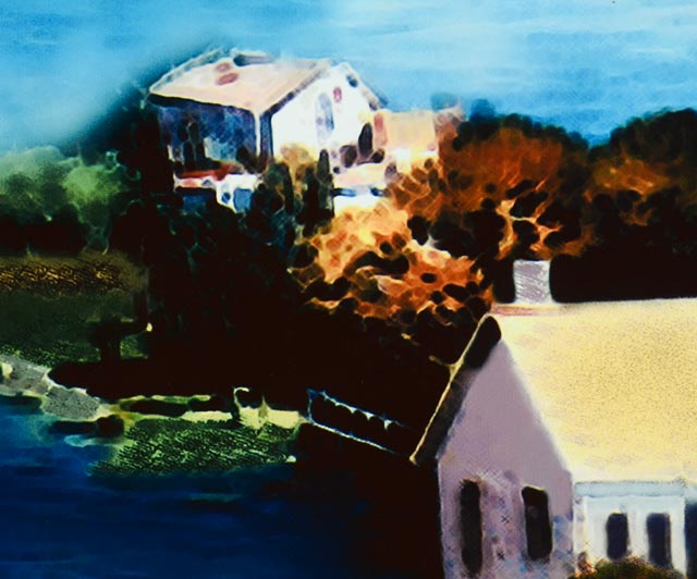 Giclee of Digital Painting "Sailboats on Lake Michigan"