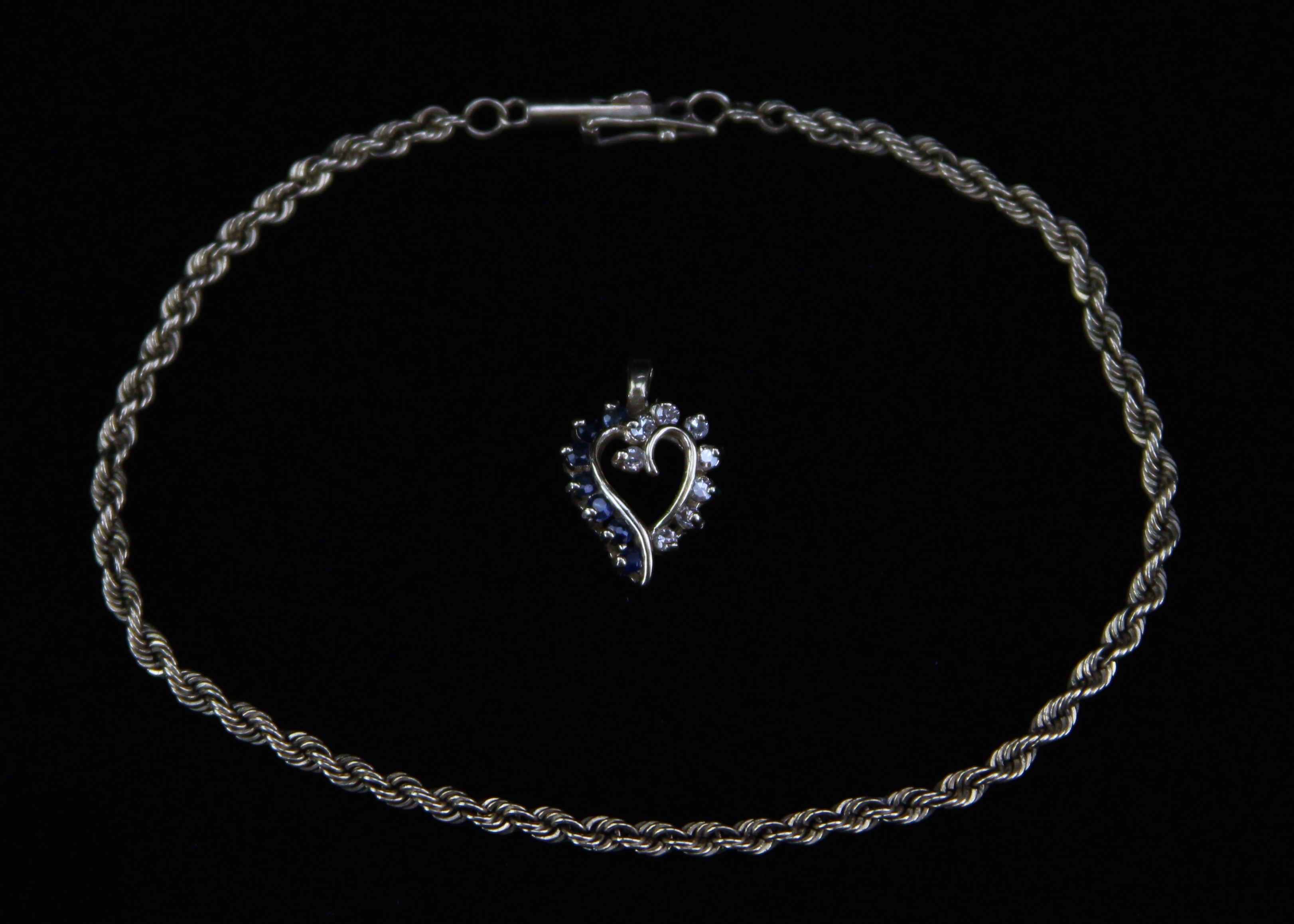 14 Karat Gold Bracelet and Pendant