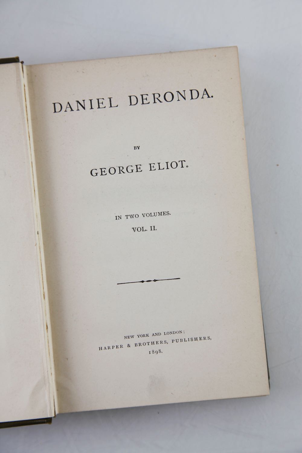 Antique George Eliot Books