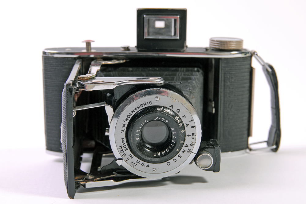 Two Agfa Film Cameras with Accessories