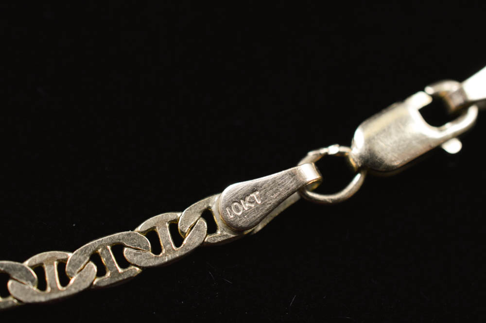 10K Gold Ankle Bracelet