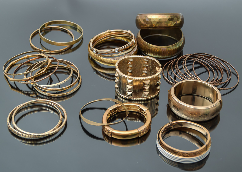 Gold Metal Bracelet Collection