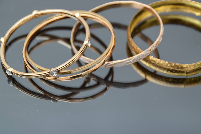 Gold Metal Bracelet Collection