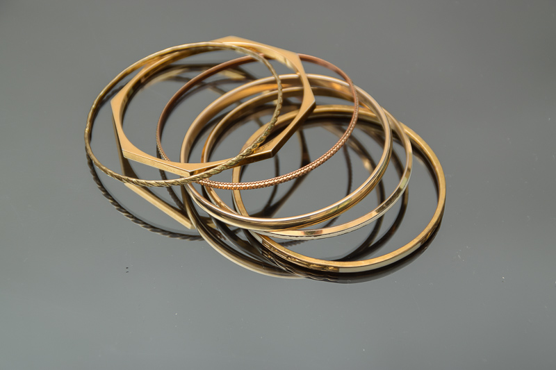 Gold Metal Bracelet Collection