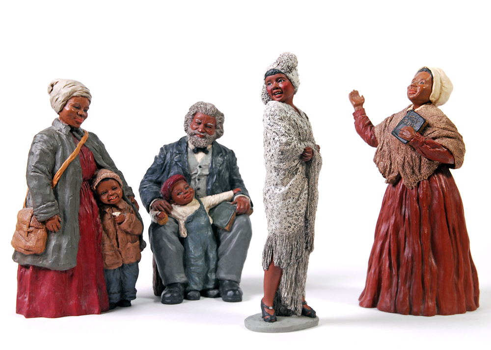 Group of Martha Holcombe Historic Figurines