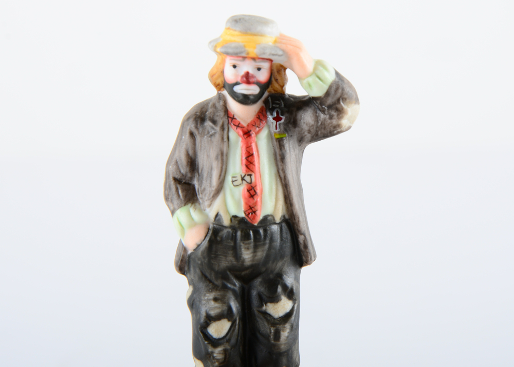 Collection of Emmett Kelly Jr. Clown Figurines