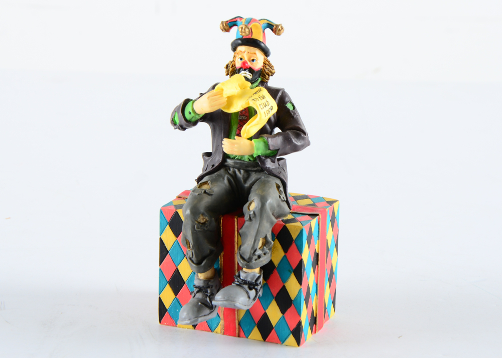 Collection of Emmett Kelly Jr. Clown Figurines