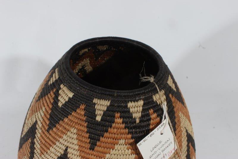 Pair of Hand Woven African Baskets