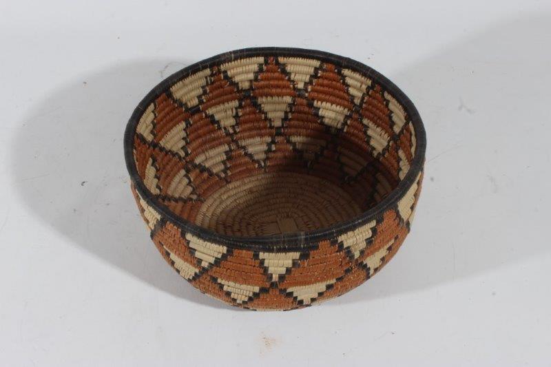 Pair of Hand Woven African Baskets