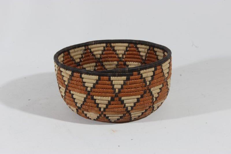 Pair of Hand Woven African Baskets