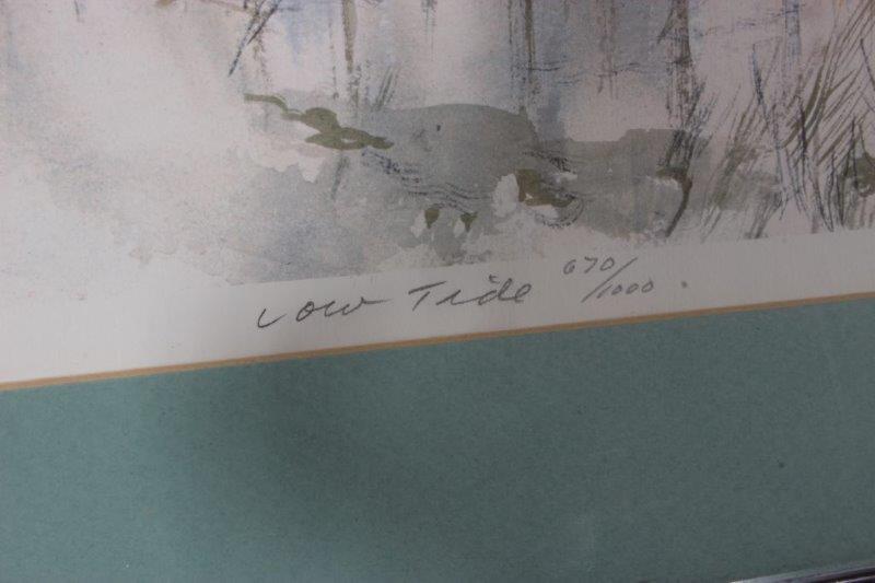 Robert Fabe Limited Edition Offset Lithograph "Low Tide"
