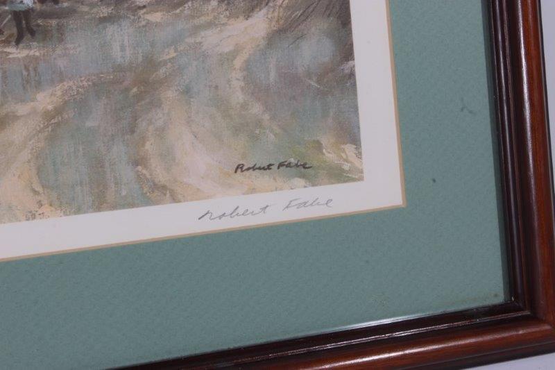 Robert Fabe Signed Offset Lithograph "Spring Day"