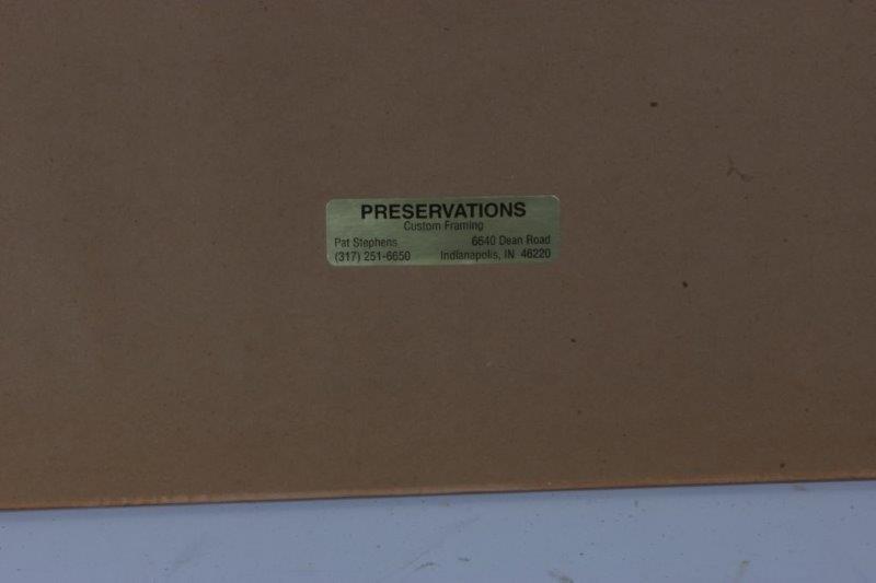 Original Signed Watercolor of Broad Ripple Village