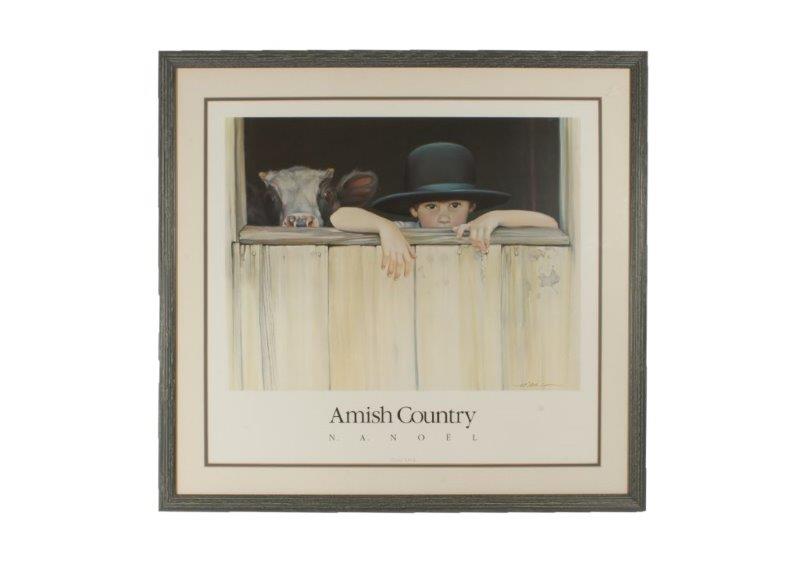 N. A. Noël Framed Offset "My Calf"