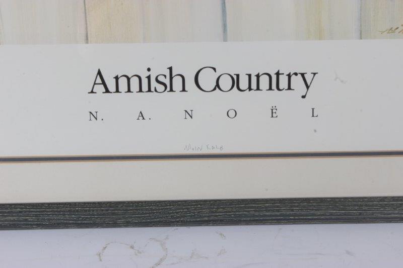 N. A. Noël Framed Offset "My Calf"