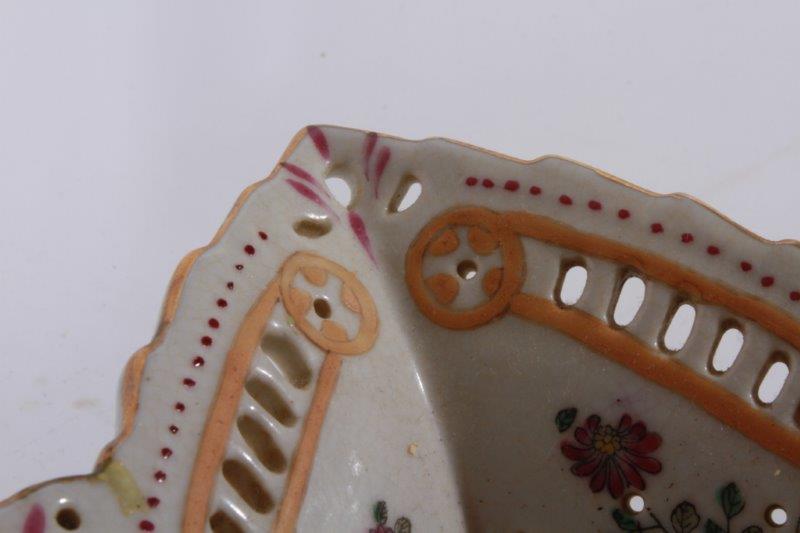 Vintage Footed Vase in Square Shape