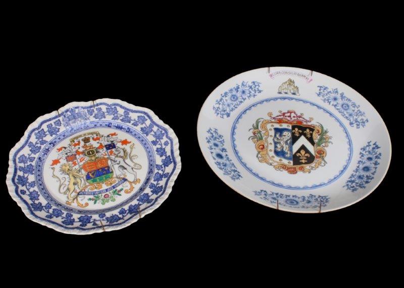 Duo of Vintage Decorative Plates
