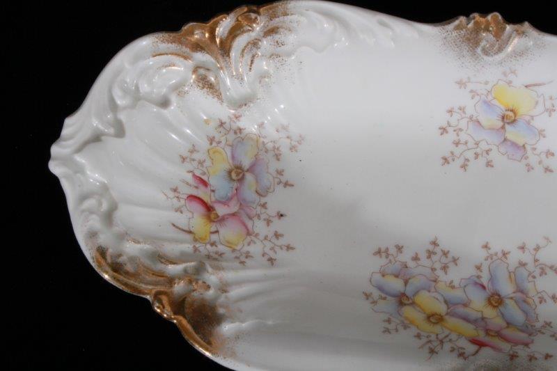 Dresden Vintage Floral Dish