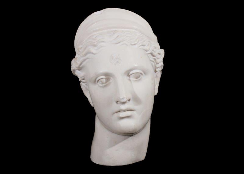 Plaster Casted Roman Style Bust