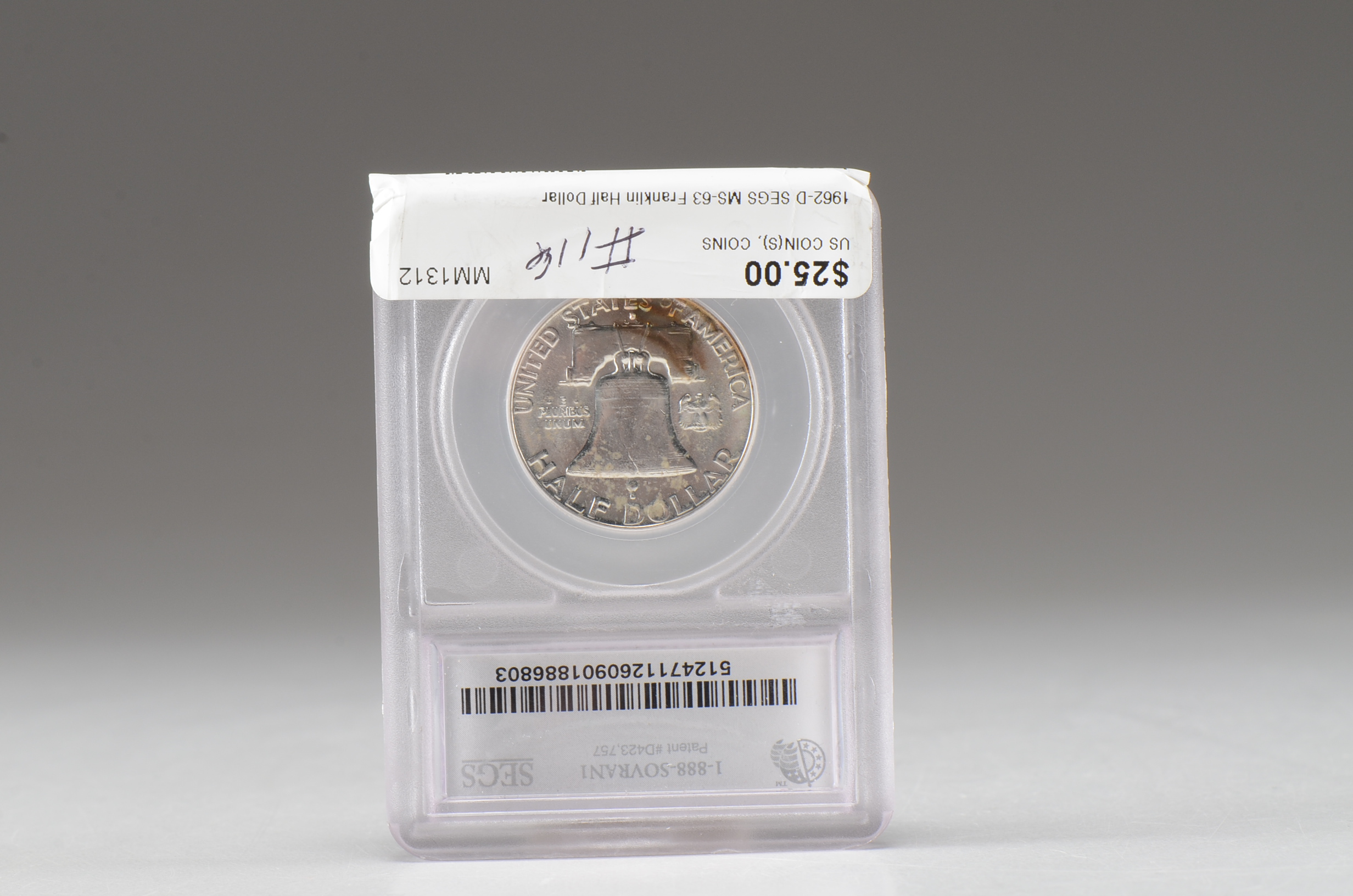 1962 D Franklin Silver Half Dollar